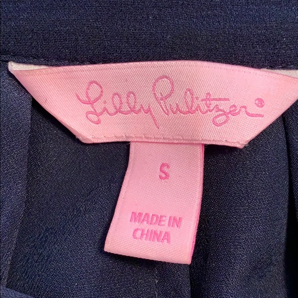 Lilly Pulitzer silk halter blouse, size small - Picture 5 of 8